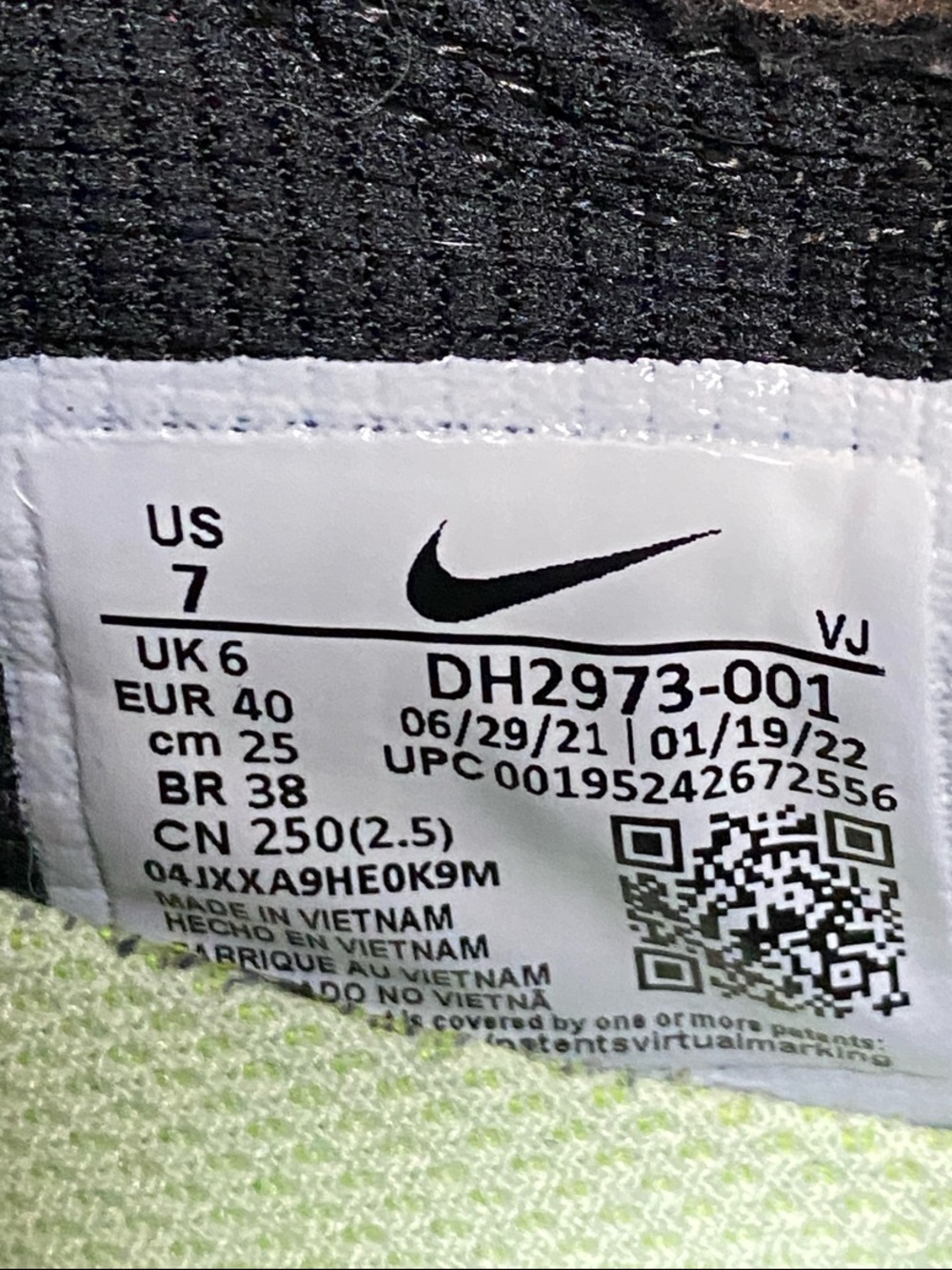 Nike Air Max Terrascape 90 “Black Lime Ice” Size 7 Mens  8.5 Women’s DH2973-001 - Picture 17 of 17